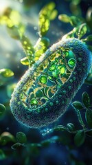 Artistic 3D Representation of Plant Cell