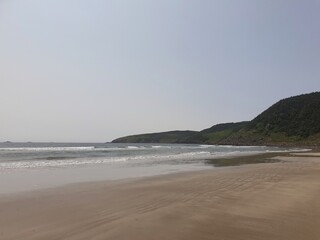 Point Lance beach and ocean