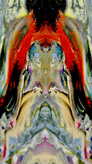 Abstract background art . Ethnic pattern. Mixtures of oil paint. Trendy hand painting canvas. Wall decor and Wall art prints Idea. 3D Texture. Art object