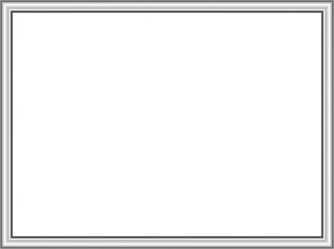 Rectangle silver frame. Isolated luxury rectangle silver grey border. Silver rectangle frame mockup design element. Vector illustration.