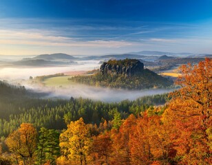 Obraz premium Autumn vibes in nice Czech nature