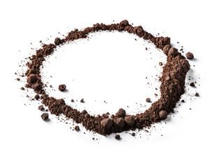 Dark Brown Sail forming a Circle Transparent PNG