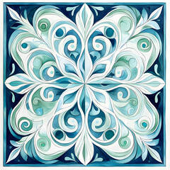 Geometric and Organic Doodle Tile and Carpet Designs with White Borders | Hand-drawn, Abstract, Floral, and Symmetrical Patterns in Soft Pastel and Earth Tones