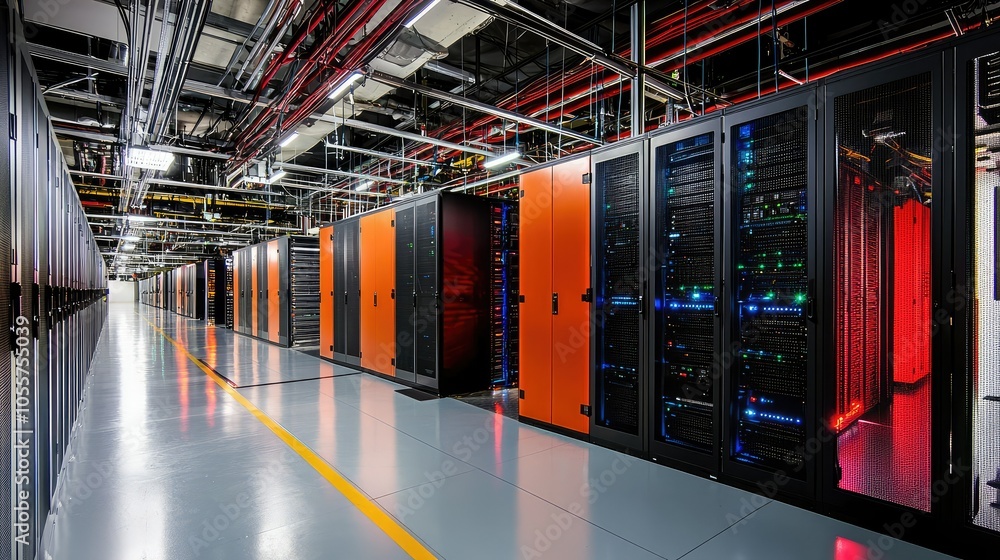 Poster modern data center infrastructure in dynamic environment