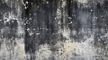 Close up view of a vintage black cement and concrete wall texture ideal for product showcasing and marketing