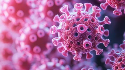 Detailed Illustration of Human Papillomavirus Structure