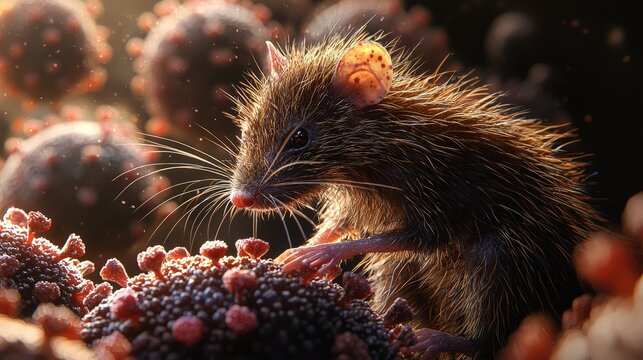 Realistic Representation of Lassa Fever Virus Interaction