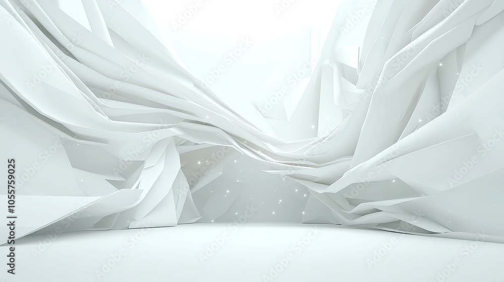 Poster abstract star pattern animation, seamless loop of smooth white stars with an offset effect, ideal fo
