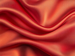 Obraz premium Red Silk Fabric