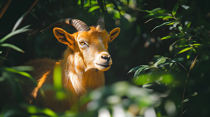 Golden Takin - The Majestic and Rare Goat-Like Animal of China's Mountainous Regions