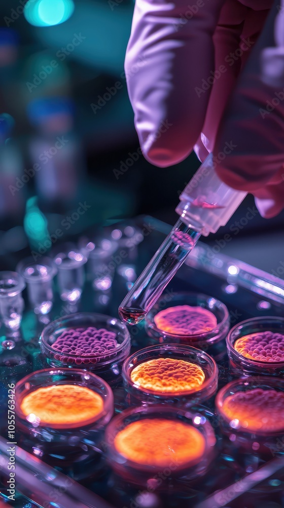 Poster dynamic 3d representation of stem cell differentiation