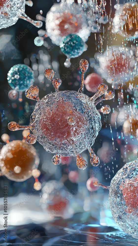Poster dynamic 3d representation of stem cell differentiation