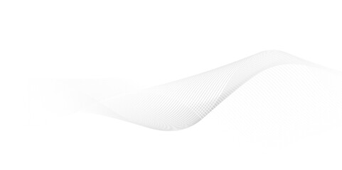 Digital wave line modern carve blend stripe line flowing futuristic technology white line glowing element line moving creative concept science technology crate for thin texture vector background.