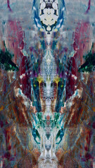 Abstract background art . Ethnic pattern. Mixtures of oil paint. Trendy hand painting canvas. Wall decor and Wall art prints Idea. 3D Texture. Art object