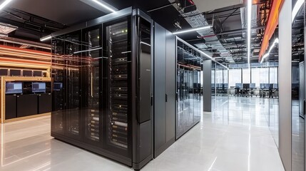 Modern Corporate Data Center Interior Design
