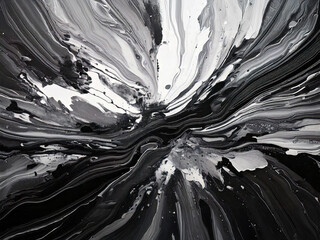 モノクロームの渦