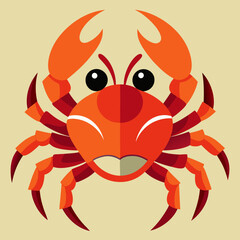 red crab cartoon