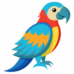 blue and yellow macaw