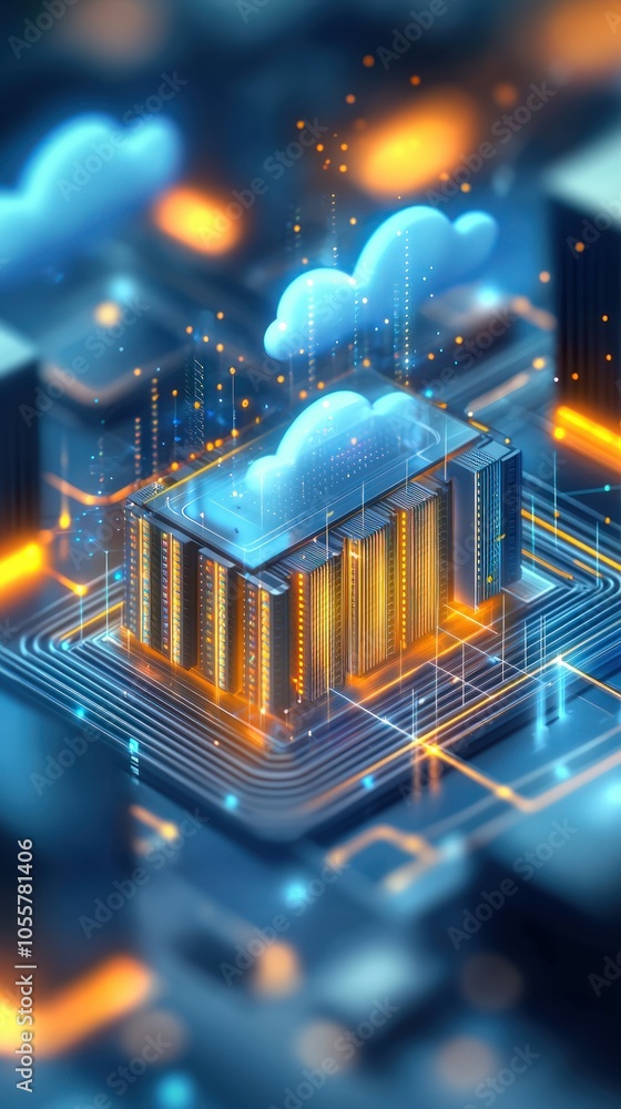 Poster innovative cloud storage solutions transforming data management and access in modern technology