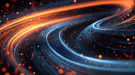 Obraz premium Galaxy space background with stars and cosmic elements