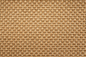 Brown linen canvas fabric texture background