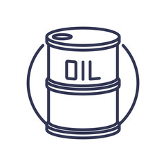 Illustration of an oil barrel symbolizing energy storage and trade.