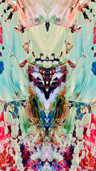 Abstract background art . Ethnic pattern. Mixtures of oil paint. Trendy hand painting canvas. Wall decor and Wall art prints Idea. 3D Texture. Art object