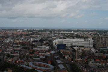 The photo of The Hague, Holland, took by a drone.