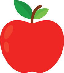 Apple vector art illustration eps