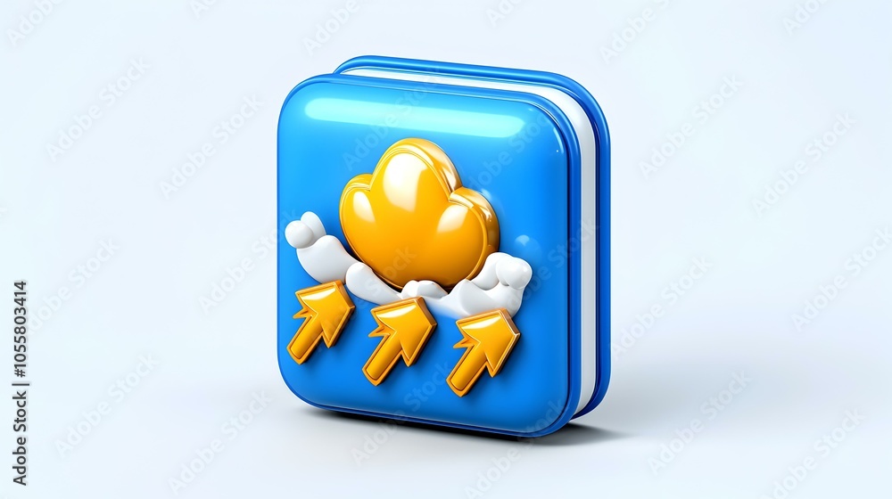 Poster dynamic share icon, a sleek design featuring multiple arrows radiating from a central point, symboli