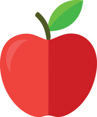 Apple vector art illustration eps