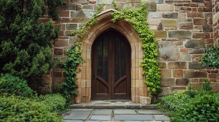 Inspirational image of a stone archway entrance