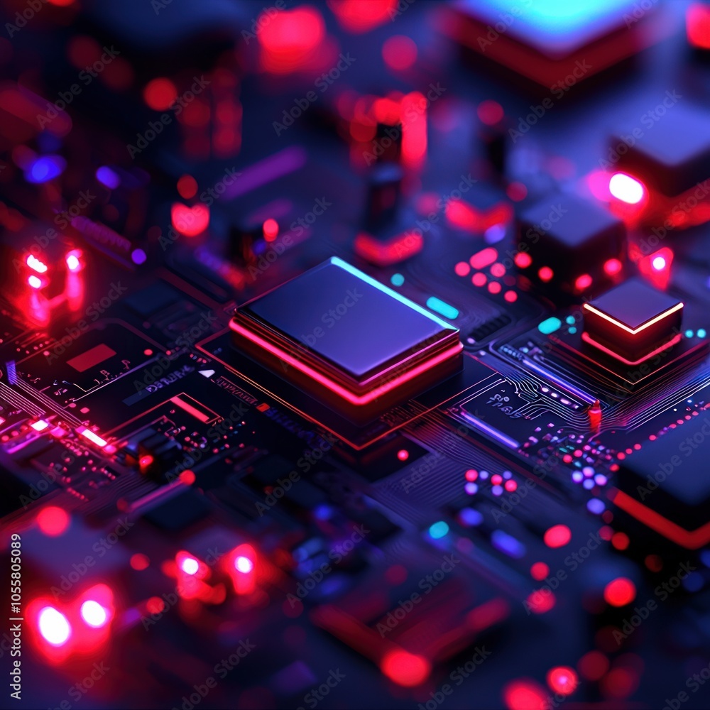 Poster intricate circuitry a deep dive into the future of technology and innovation