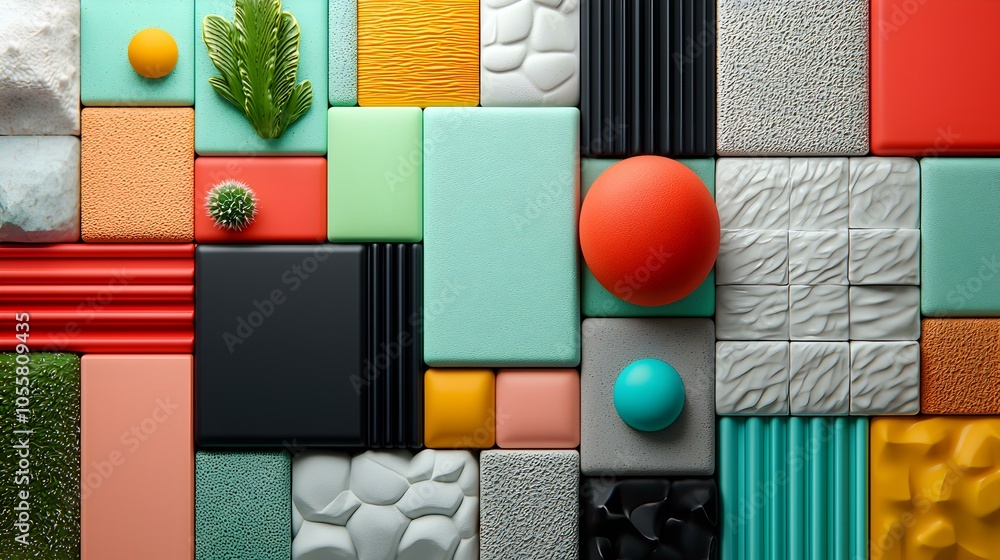 Poster dynamic data visualization, innovative collage showcasing real-time data integration, vibrant colors