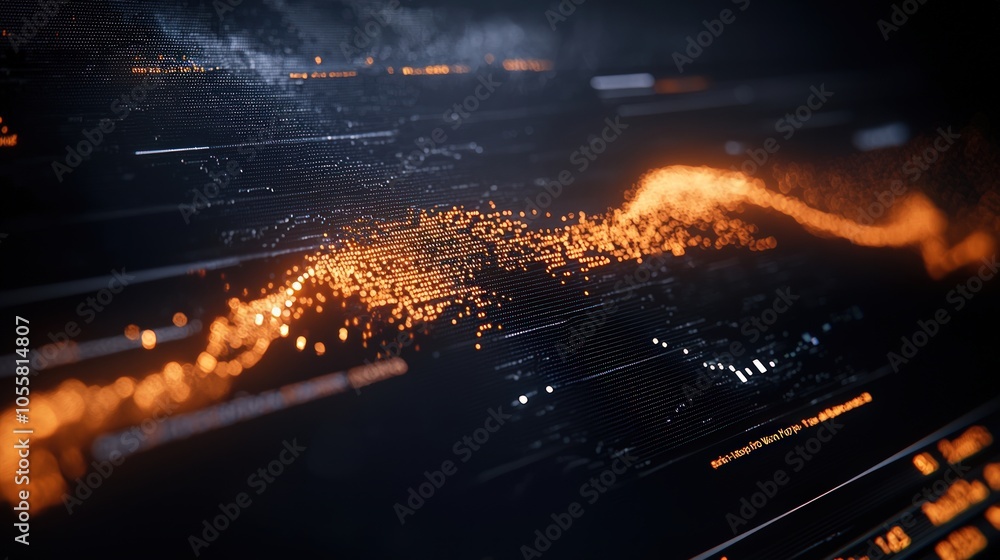 Aufkleber visualizing data trends an insight into digital analysis and technology innovation