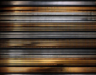 Fototapeta premium black background, grid pattern of golden and silver stripes, pixelated, small pixels