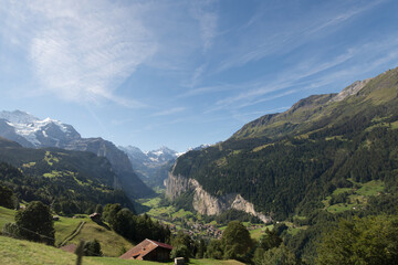 The village of Murren, Switzerland