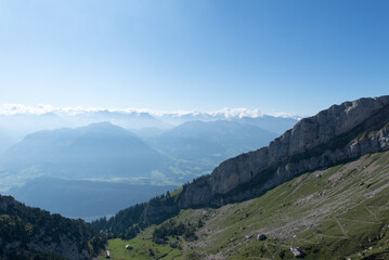 Panorama from Mount Pilatus, Switzerland