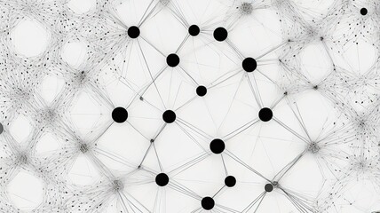 Abstract Geometrical Black and White Texture Design