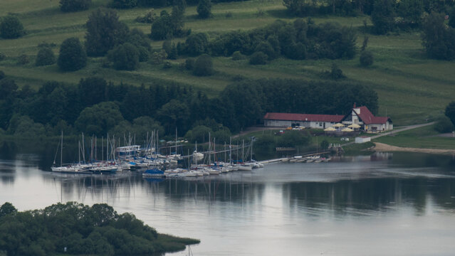 Breathtaking view of Lipno and its surroundings.