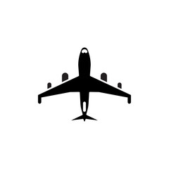 Airplane Icon logo sign set vector outline