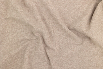 Fabric cotton background. Fabric texture with folds.