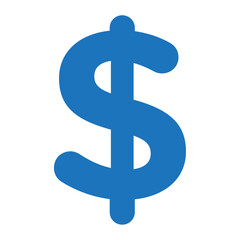 Dollar icon logo sign set vector outline