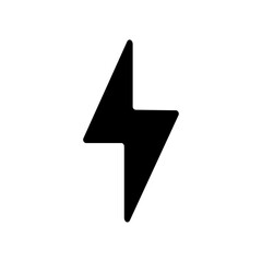 Flash icon logo sign set vector outline