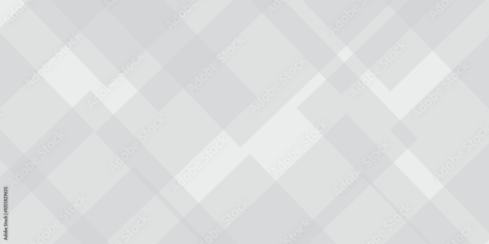 Poster abstract modern white, gray color pattern geometric luxury gradient line background random square sh