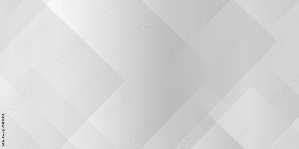 Poster abstract modern white, silver color pattern geometric luxury gradient line background random square 