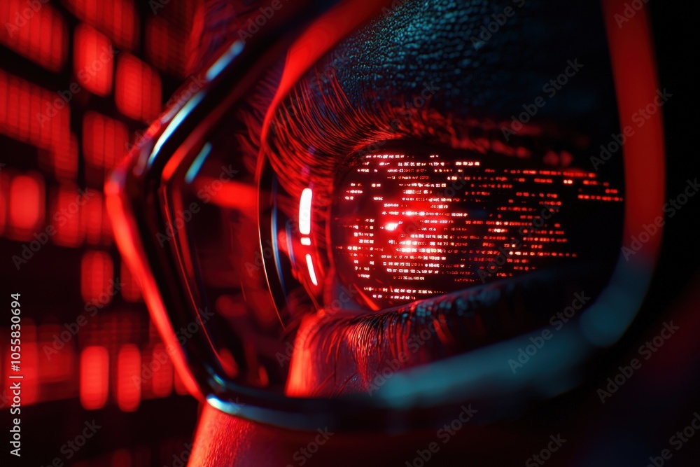 Poster exploring the intricacies of technology through the lens of a cyber perspective