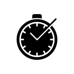 Save time icon logo sign set vector outline