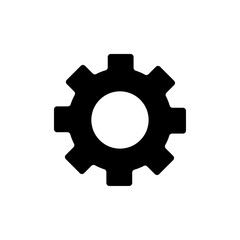 Settings icon logo sign set vector outline