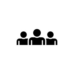 Fototapeta premium Team icon logo sign set vector outline